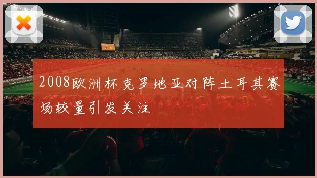2008欧洲杯克罗地亚对阵土耳其赛场较量引发关注